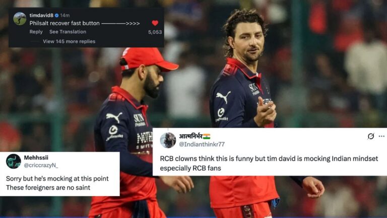 यह “Stop This Cringe”: Tim David Accused Of Racism Towards Indian Fans विवाद क्या है?
