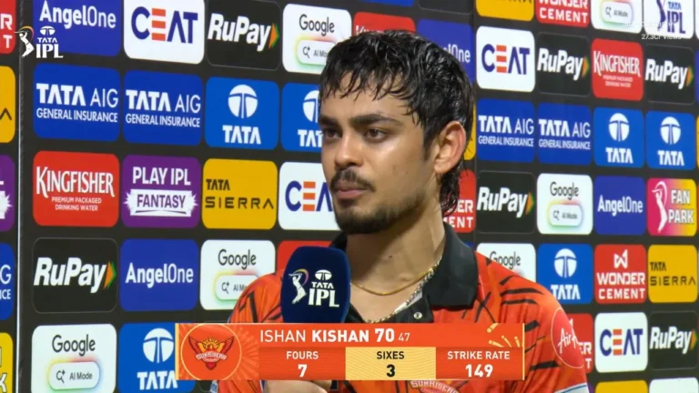 Ishan Kishan का भावुक शतक: अपनी बहन को समर्पित की SRH की शानदार जीत
